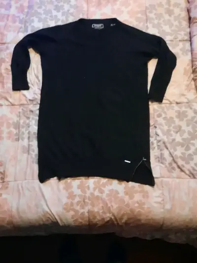 Sweater negro con cierre lateral Wrangler - miniatura 1