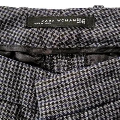 Pantalón ZARA WOMAN - Talla M Gris Mujer - miniatura 2