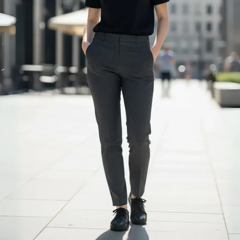 Pantalón ZARA WOMAN - Talla M Gris Mujer - 5