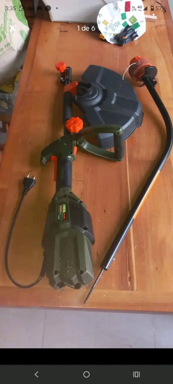 Cortadora de Césped Eléctrica Bauker 1000W - 4