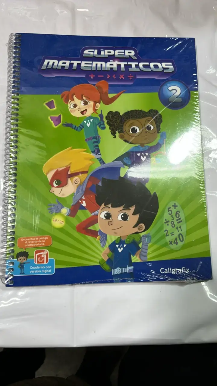 Cuaderno Súper Matemáticos 2 Caligrafix