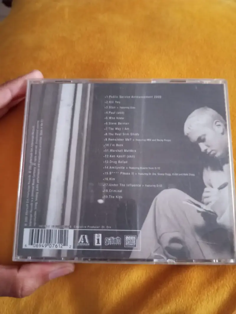 CD Eminem - The Marshall Mathers LP (Edición Europ - 2