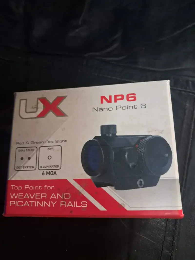 Mira de Punto Rojo UX NP6 para airsoft - 2