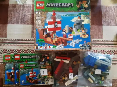 LEGO Minecraft La Aventura del Barco Pirata - miniatura 2