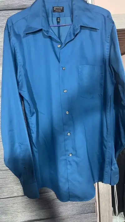 Camisa azul de hombre Arrow Fitted - miniatura 1