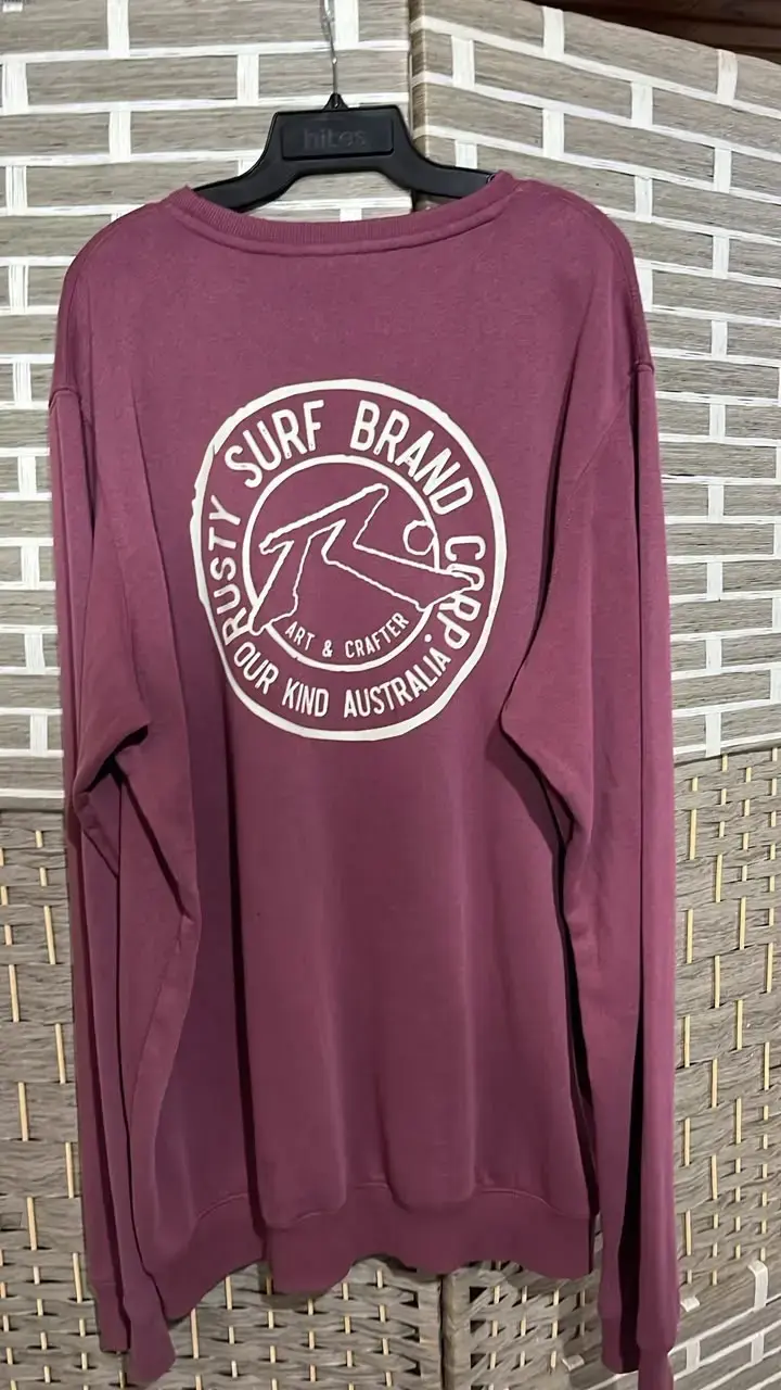 Polerón  morado Rusty Surf Brand para hombre - 2