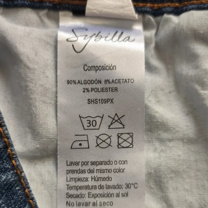 Short Denim Sybilla Rasgado Talla 36 de mujer - 4