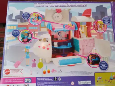 Avión de juguete Polly Pocket con accesorios - miniatura 2