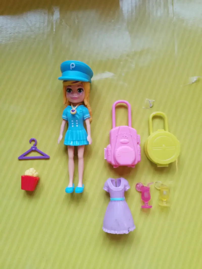 Avión de juguete Polly Pocket con accesorios - 4