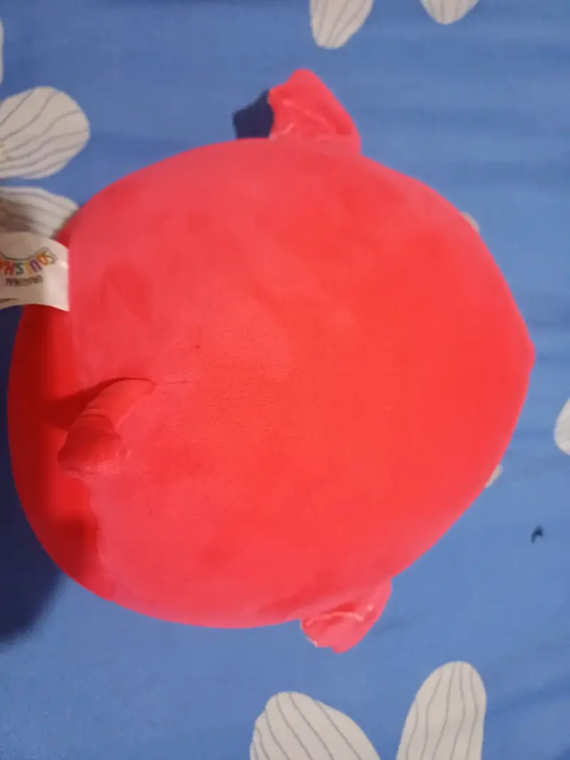 Peluche Squishmallows rojo con detalles brillantes - 2