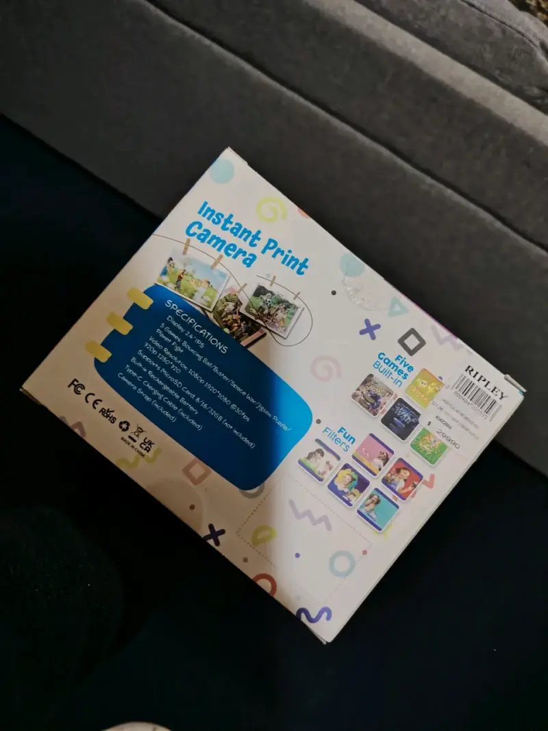 Cámara instantánea para niños Blik K20 azul - 3