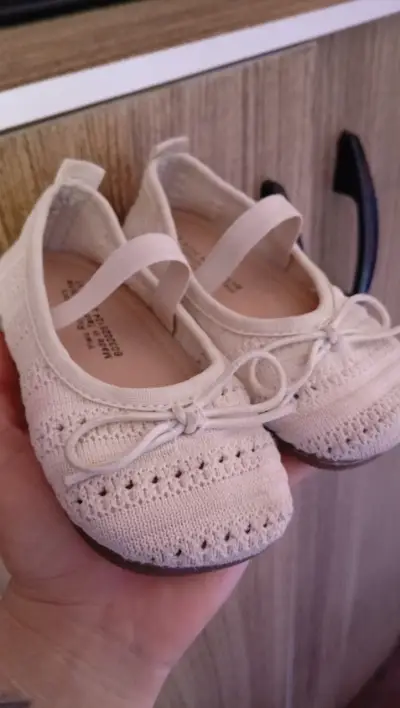 Vestidos de niña 18m con zapatos blancos22 - miniatura 4