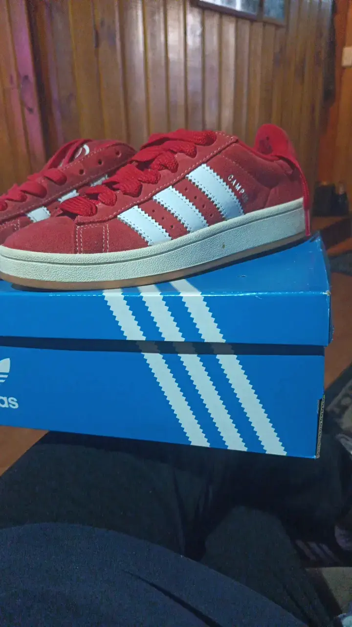 Zapatillas Adidas Campus 00s rojas para mujer - 1