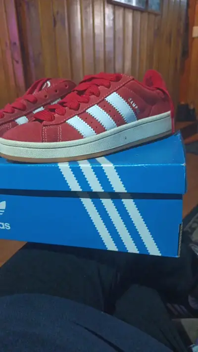 Zapatillas Adidas Campus 00s rojas para mujer - miniatura 1