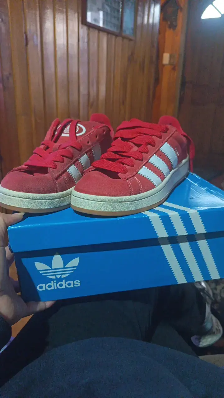 Zapatillas Adidas Campus 00s rojas para mujer - 2