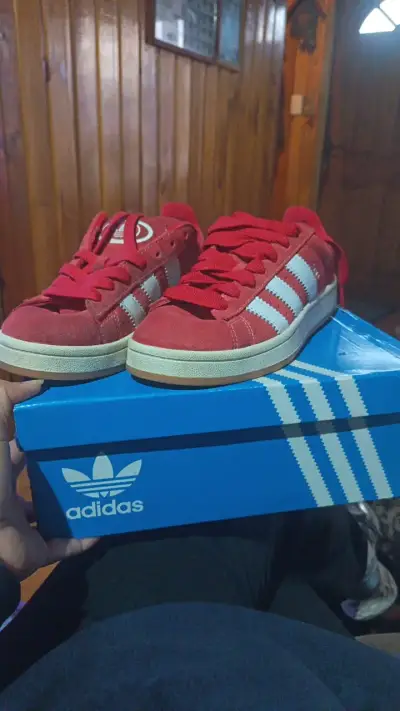 Zapatillas Adidas Campus 00s rojas para mujer - miniatura 2