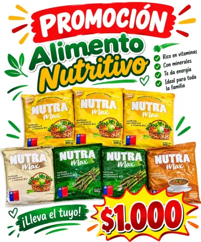Alimento Nutritivo Nutra Max 500g - miniatura 1