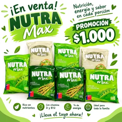 Alimento Nutritivo Nutra Max 500g - miniatura 2