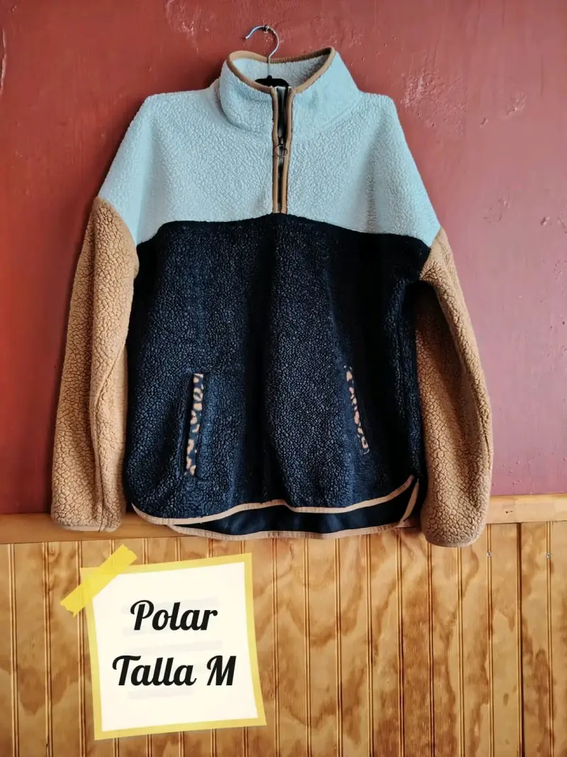 Polar de lana colorido talla M