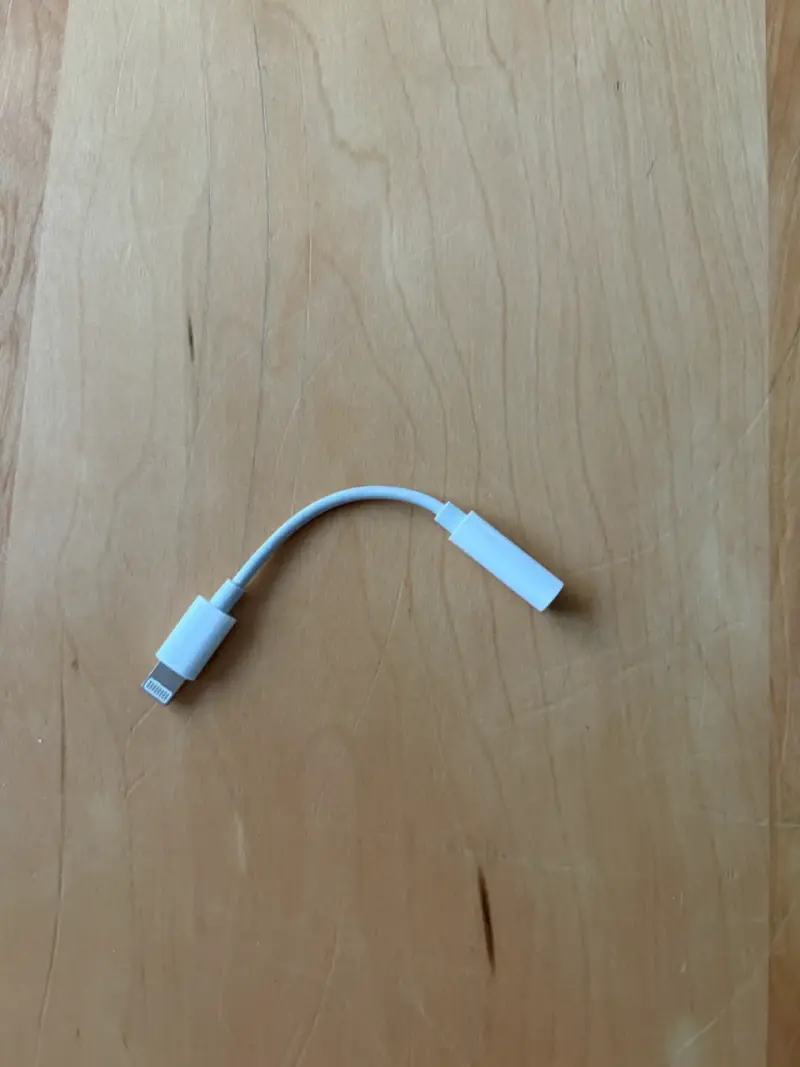 Adaptador Lightning a Jack 3.5mm para iPhone