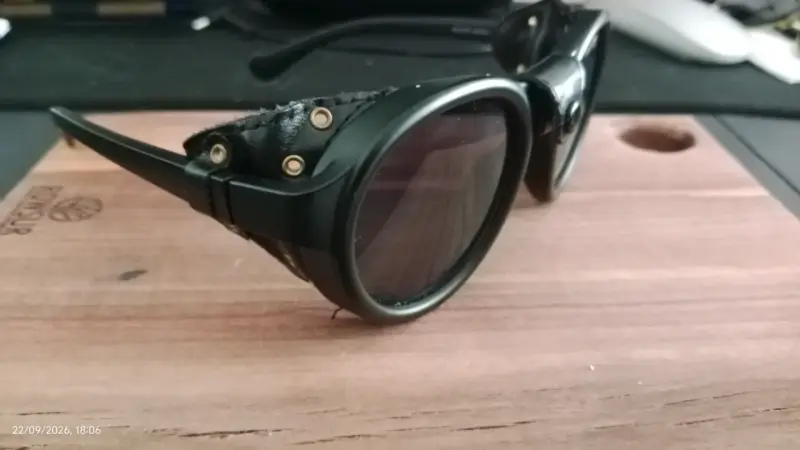 Gafas de Sol Estilo Vintage Negras - 1