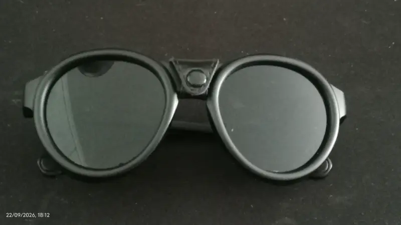 Gafas de Sol Estilo Vintage Negras - 4