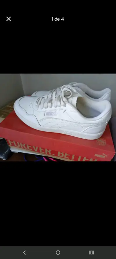 Zapatillas deportivas blancas Puma para hombre - miniatura 1