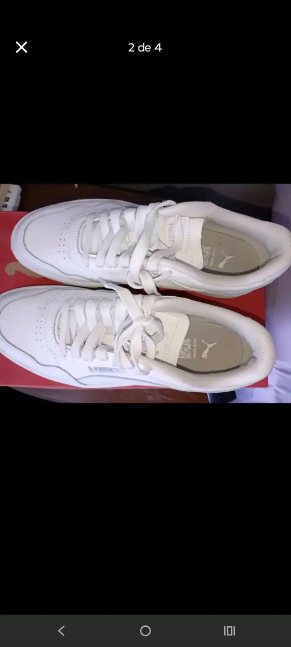Zapatillas deportivas blancas Puma para hombre - 4