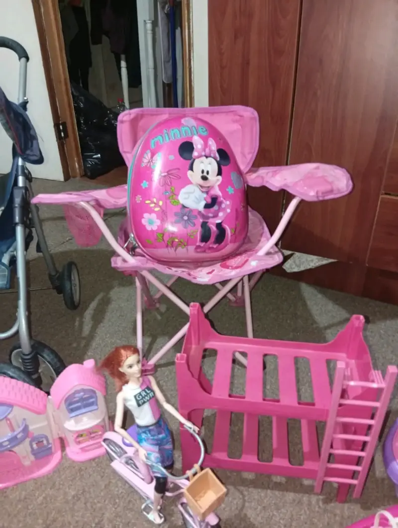 Set de juguetes para  con silla Minnie y coche - 4