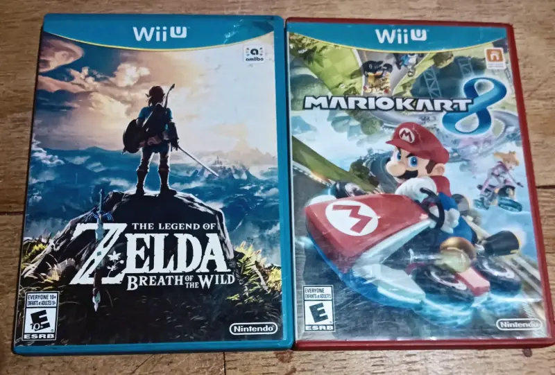Juegos Wii U Zelda y Mario Kart 8 - 1
