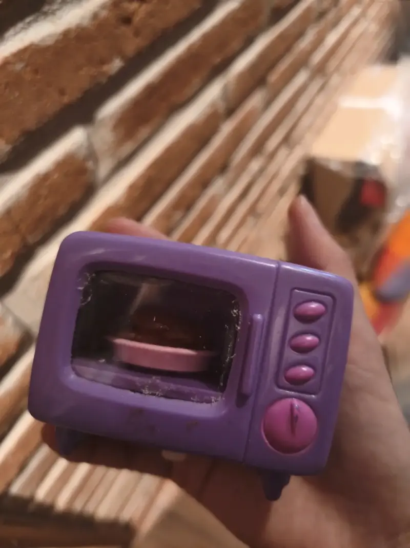 Mini horno de juguete vintage (funciona) - 1