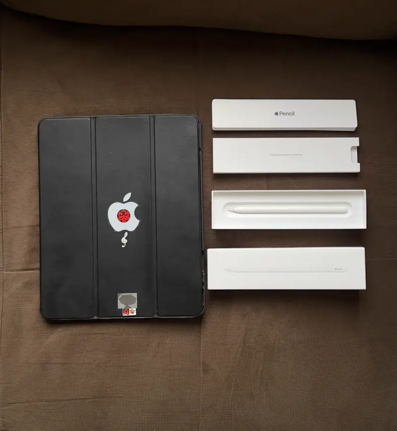 iPad Pro con Apple Pencil y funda - 3
