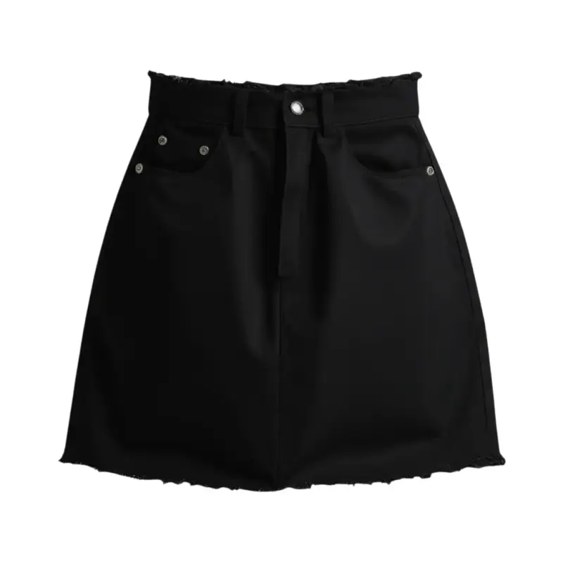 Falda denim Guinda Talla S para mujer - 1