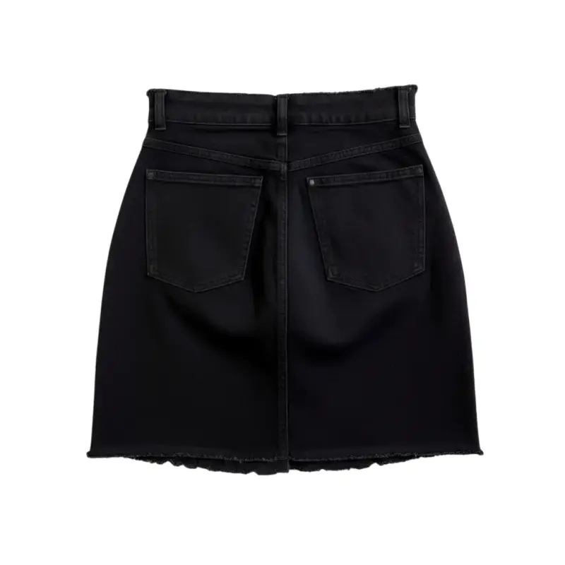 Falda denim Guinda Talla S para mujer - 2