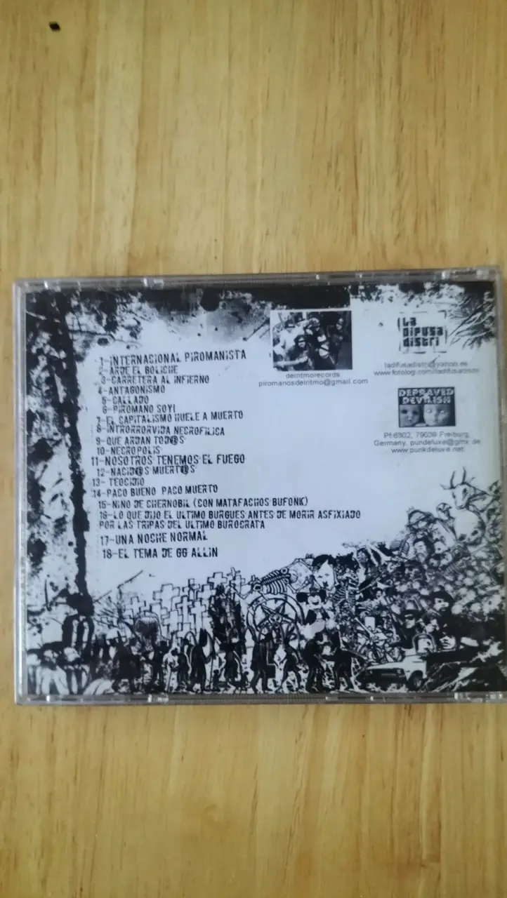 CD Piromanos del Ritmo - Nosotros Tenemos el Fuego - 2