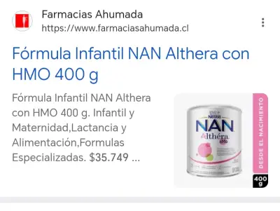 Fórmula Infantil NAN Althera HMO 400g - miniatura 1