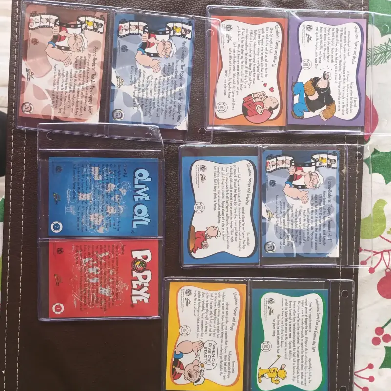 Colección de tarjetas vintage de Popeye - 2