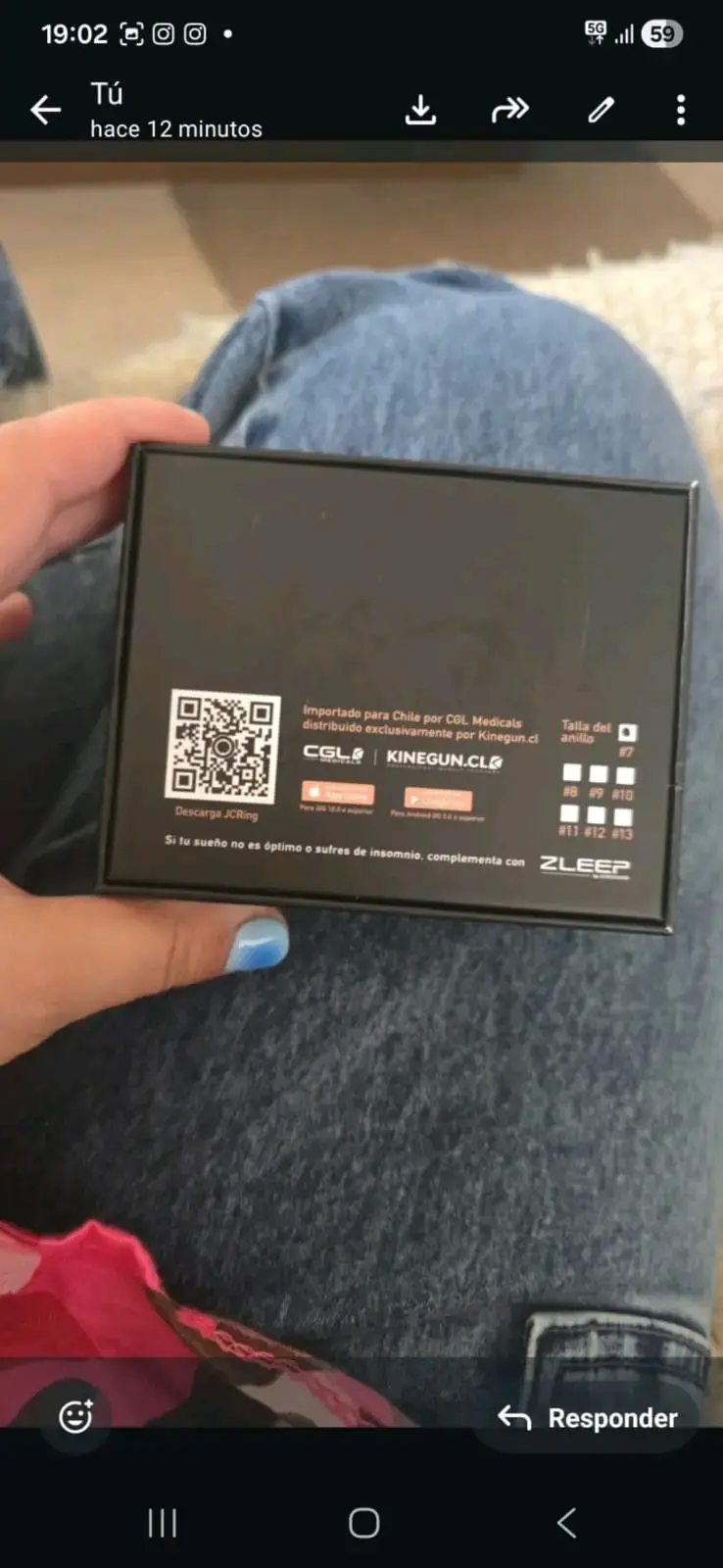 Anillo inteligente con monitor de frecuencia cardíaca - 3