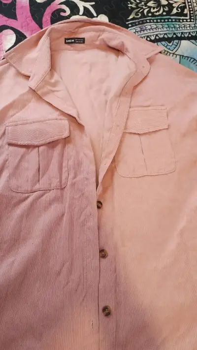 Camisa de palo rosa Shein para mujer - miniatura 2