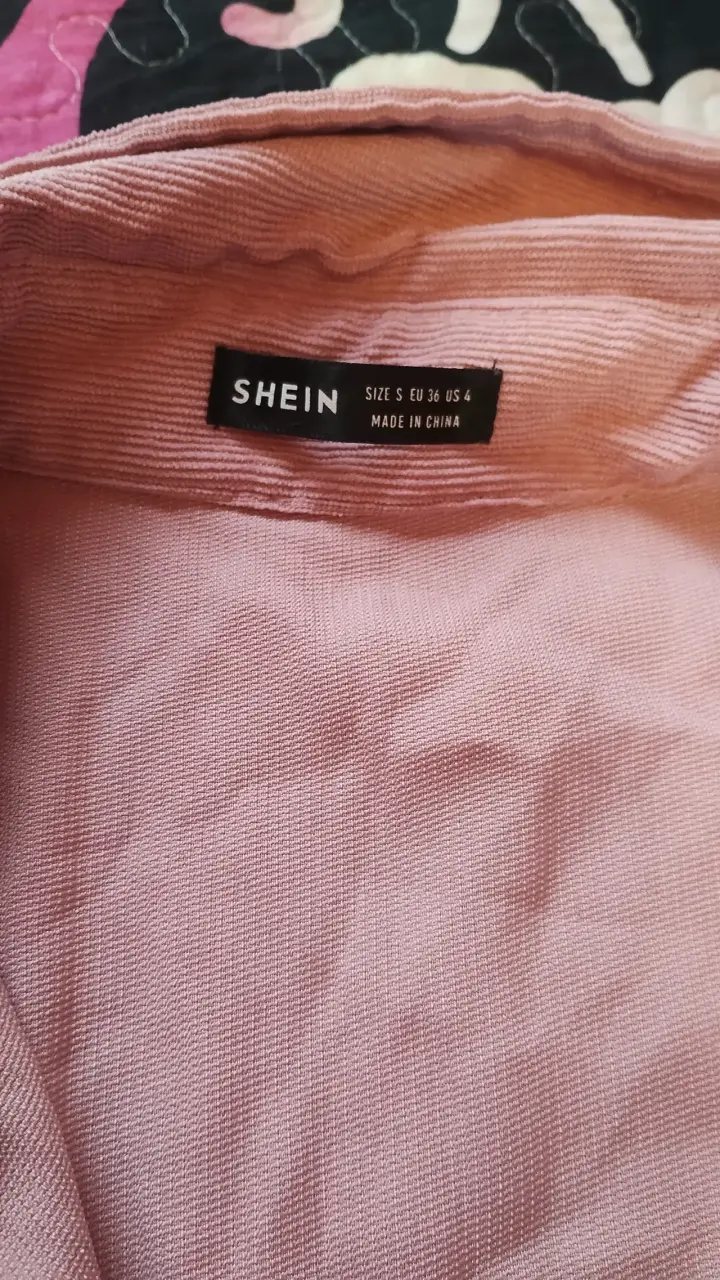 Camisa de palo rosa Shein para mujer - 3