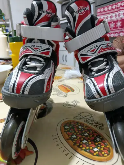 Patines en línea SEVENKA ajustables para niños - miniatura 5