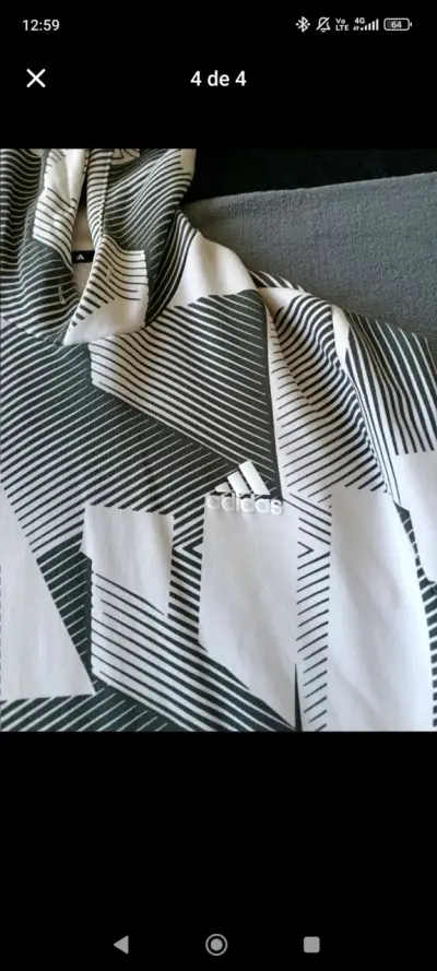 Polerón Adidas estampado geométrico - miniatura 1