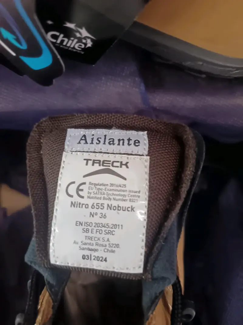 Botas de seguridad Treck Nitro 655 Nobuck - 4