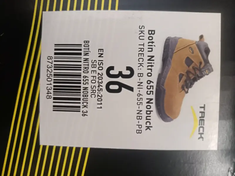 Botas de seguridad Treck Nitro 655 Nobuck - 6
