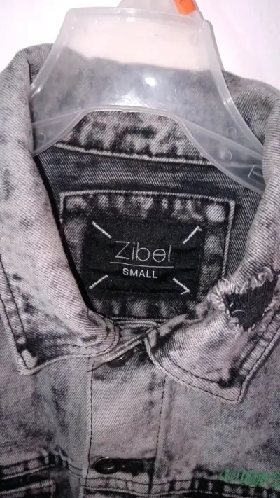 Chaqueta de mezclilla Zibel con diseño gráfico - miniatura 3