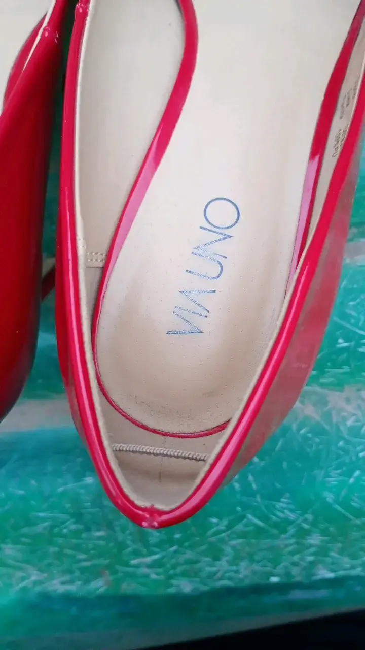 Zapatos de tacón rojo Via Uno elegantes - 5