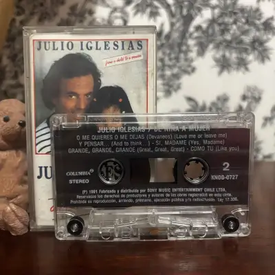 Cassette Julio Iglesias De Niña a Mujer 1991 Chile - miniatura 3