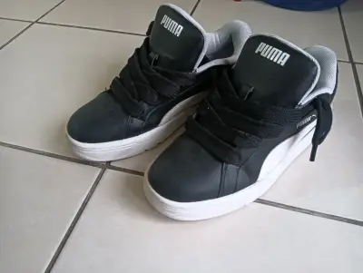 Zapatillas negras Puma para hombre - miniatura 1