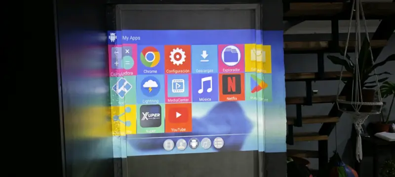 Proyector Vivitek DLP con Android TV Box - 4