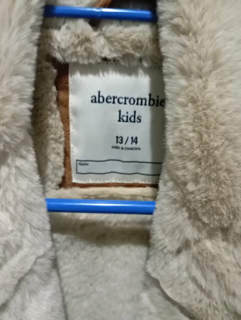 Abrigo de niña con forro de lana Abercrombie Kids - 2